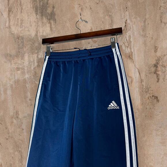 adidas Other - Adidas Sweatpants Navy Blue Polyester White 3 Stripes Youth Large